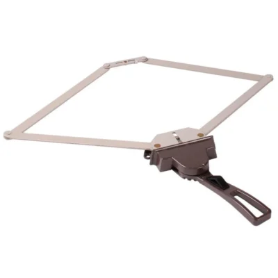 Awning Window Operator (Truth Hardware 'Lever' 10.10) (20 1/2" Single Pull) (1/2" space for Housing) (Brown) (Regular Hand)