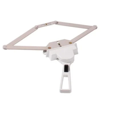 Awning Window Operator (Truth Hardware 'Lever' 10.14) (13 1/8" Single Pull) (1/2" space for Housing) (White) (Regular Hand)