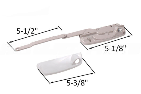 Split Arm Casement Window Operator (Truth Hardware 'Maxim' 50.70) (Right) (White) (Reverse Dyad) - Image 2