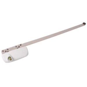 Single Arm Casement Window Operator (Truth Hardware 'Ellipse' 15.32) (13 1/2" Arm) (Right) (White) (Roller Nylon)