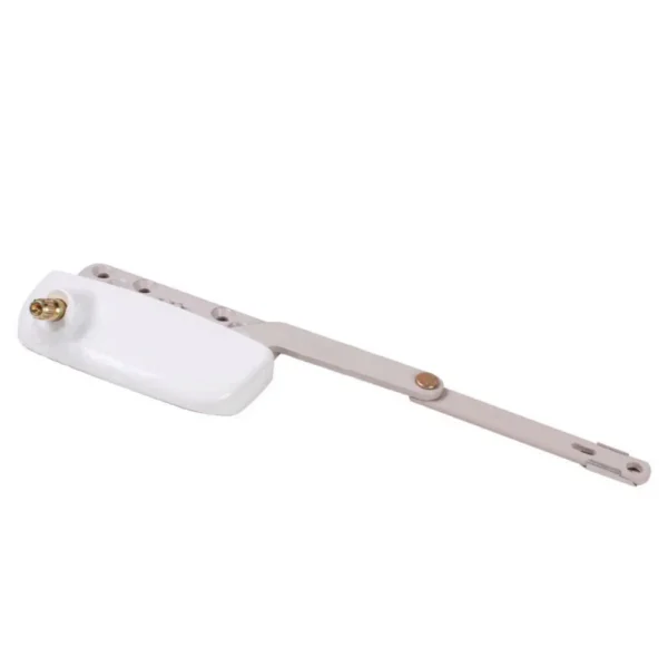 Split Arm Casement Window Operator (Truth Hardware 'Ellipse Dyad' 59.05) (4" Arm) (Left) (White)