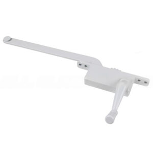 Casement Window Operator (Left) (9'' Arm) (White)