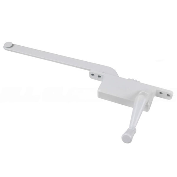 Casement Window Operator (Left) (9'' Arm) (White)
