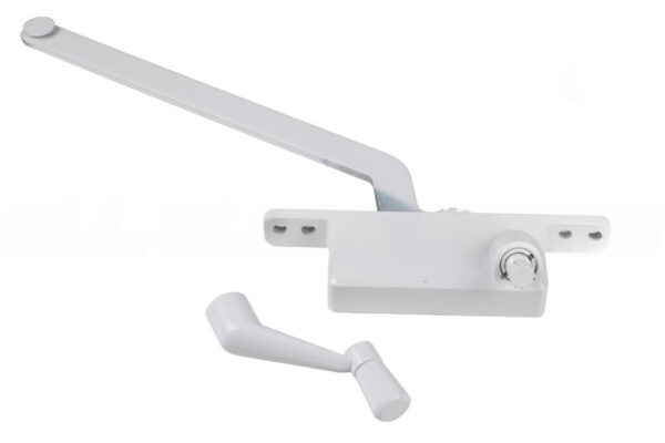 Casement Window Operator (Left) (9'' Arm) (White) - Image 4