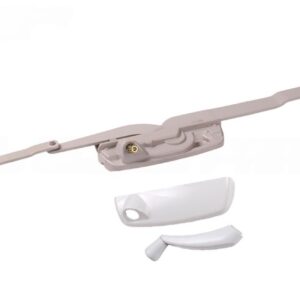 Dual Arm Casement Window Operator with Handle (Replaces 'Maxim' 50.00) (Right) (White)